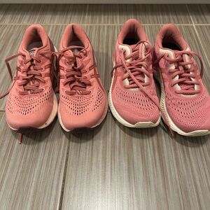 ASICS pink Athletic Running Shoes